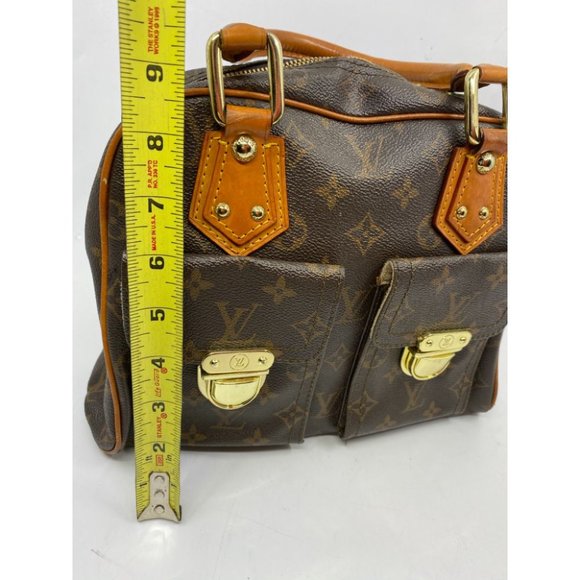 Louis Vuitton Manhattan PM Brown Tote Handbag - Picture 10 of 16